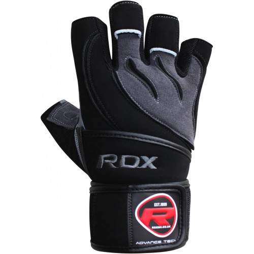 Перчатки для фитнеса RDX Pro Lift Black фото 2