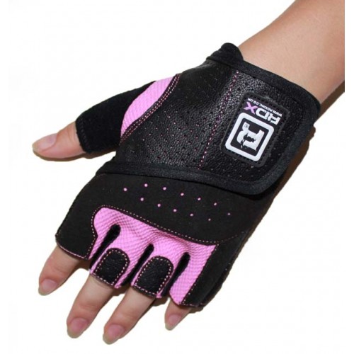 Перчатки для фитнеса женские RDX Pink фото 4