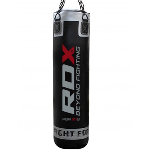 Боксерский мешок RDX Leather Black 1.4 м, 45-55 кг