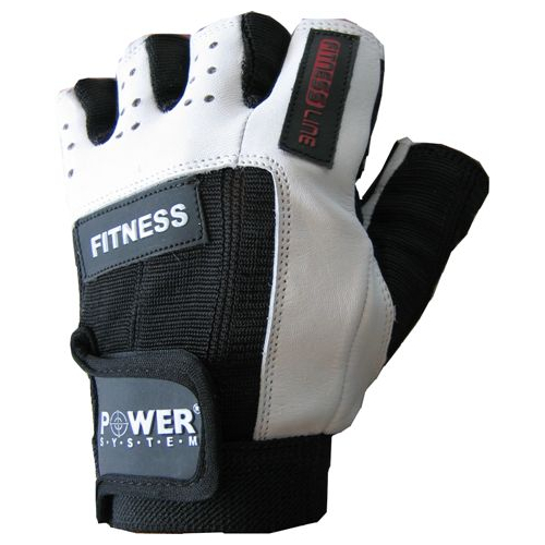 Перчатки для фитнеса Power System FITNESS PS 2300 L, черно-белый