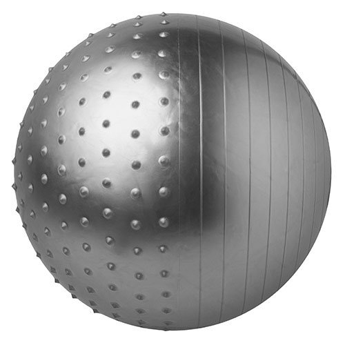 Мяч (фитбол) для фитнеса полумассажный 2 в 1 OSPORT глянец 75см (25415-28) фото 4