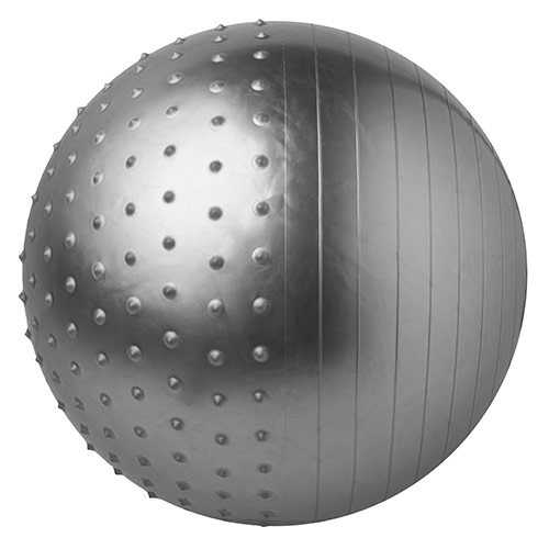 Мяч (фитбол) для фитнеса полумассажный 2 в 1 OSPORT глянец 65см (25415-27) фото 3
