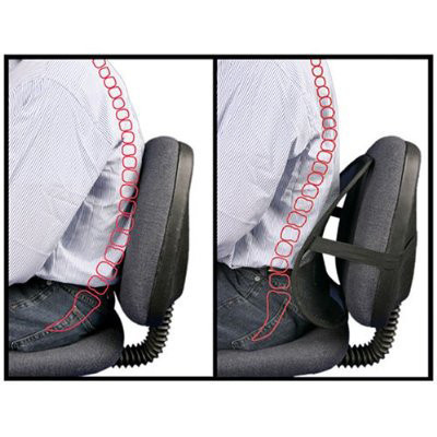Подставка-упор массажер для спины массажная каркасная для кресла и в автомобиль (R22557) фото 5
