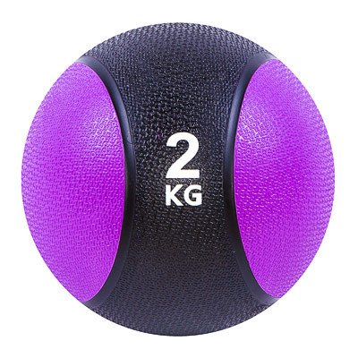 Медбол (медицинский мяч) для кроссфита резиновый 2кг Profi (MS 1502) фото 3