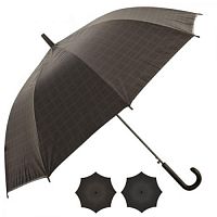 Зонт-трость унисекс (зонтик) от дождя ветрозащитный полуавтомат 53см Stenson (T05717)