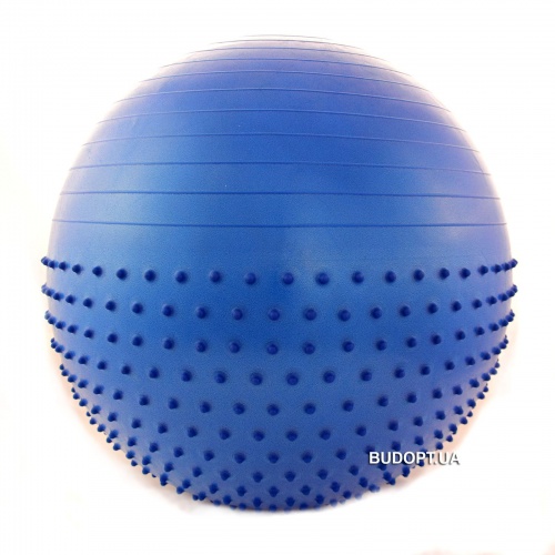 Мяч (фитбол) для фитнеса полумассажный 2 в 1 OSPORT 75 см (FI­4437-75) фото 2