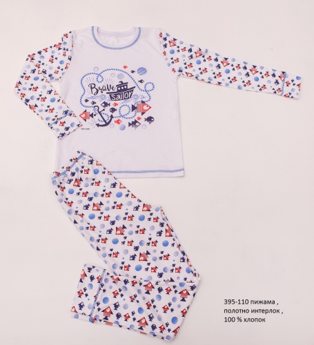 Пижама детская (ночнушка) для детей мальчиков (девочек) OBABY (395-110) фото 5