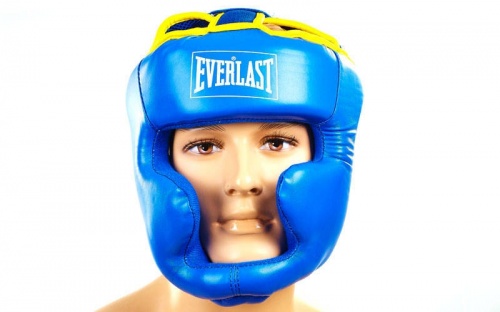 Шлем боксерский (с полной защитой) PU ELAST BO-6001 фото 8