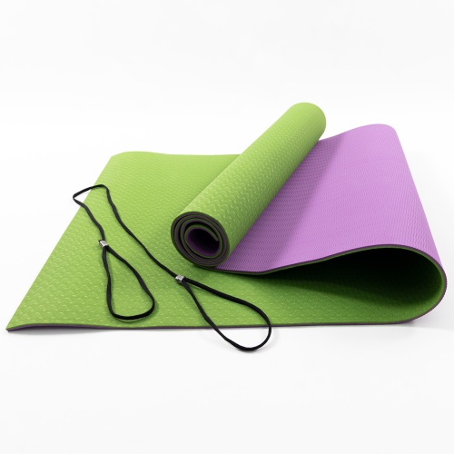 Коврик для йоги и фитнеса TPE (йога мат, каремат спортивный) OSPORT Yoga ECO Pro 6мм (FI-0076) фото 8