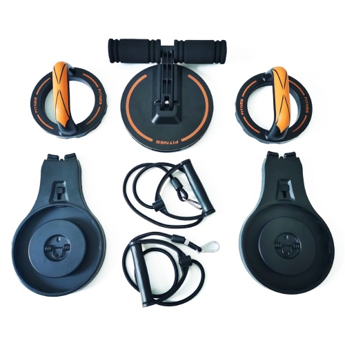 Многофункциональная платформа, регулируемая фитнес доска для отжиманий и спорта с эспандерами OSPORT (MS 4818) фото 2