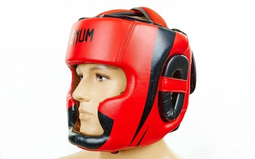 Шлем боксерский с полной защитой FLEX VENUM BO-5339 фото 5