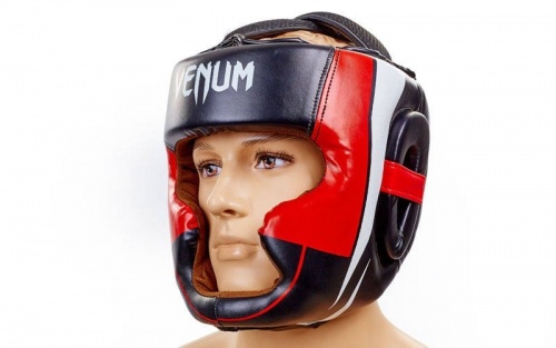 Шлем боксерский с полной защитой FLEX VENUM BO-5339 фото 3