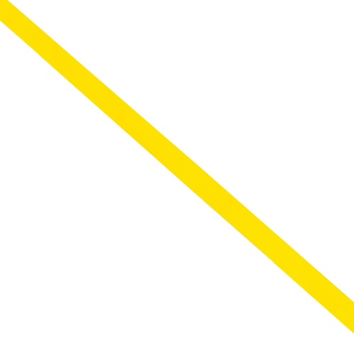 Лента репсовая окантовочная отделочная (репсовое плетение) полипропилен 25 мм Желтый 3118 (TK-0053)