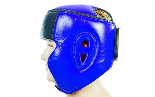 Шлем боксерский (в мексиканском стиле) кожа ELAST VL-6147 фото 4
