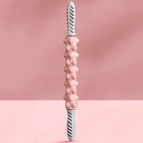 Массажный ролик, валик для массажа спины ручной массажер с двумя ручками для шеи, ног 49х5см OSPORT (MS 4815) фото 5 Массажный ролик, валик для массажа спины ручной массажер с двумя ручками для шеи, ног 49х5см OSPORT (MS 4815) фото 5