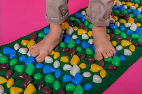 Массажный (ортопедический) коврик дорожка для детей с камнями Onhillsport 100*40см (MS-1215) фото 9