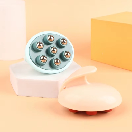 Массажер для тела роликовый ручной для массажа ног, шеи, спины, рук 8.5 см OSPORT (MS 4666) фото 2