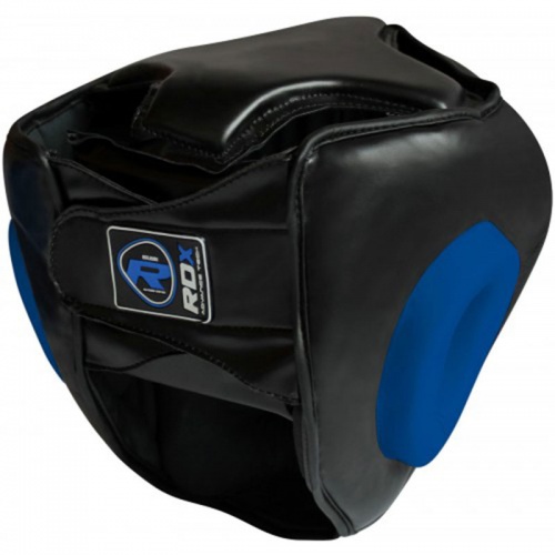 Боксерский шлем тренировочный RDX Guard Blue фото 2
