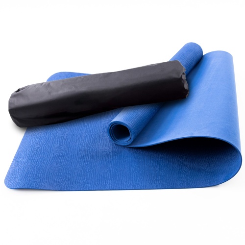 Коврик для йоги и фитнеса + чехол (йога мат, каремат спортивный) OSPORT Yoga Pro 3мм (OF-0089) фото 5