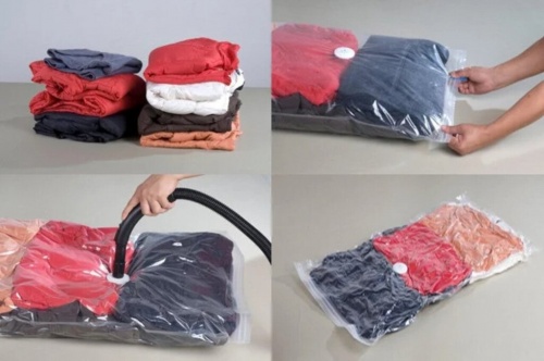 Вакуумный пакет (чехол) для хранения вещей (одежды) ароматизированный 110*80см см Stenson (R26097) фото 3
