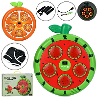 Тренажер настенный для бокса, детская музыкальная электронная мишень с подсветкой OSPORT (MS 4644)