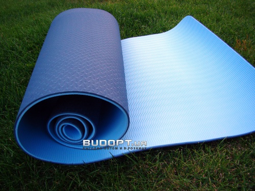 Коврик для йоги и фитнеса TPE (йога мат, каремат спортивный) OSPORT Yoga ECO Pro 4мм (OF-0083) фото 9