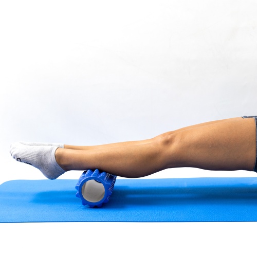 Коврик для йоги, каремат для фитнеса + массажный ролик, валик для массажа спины мфр OSPORT Set 112 (n-0145) фото 17