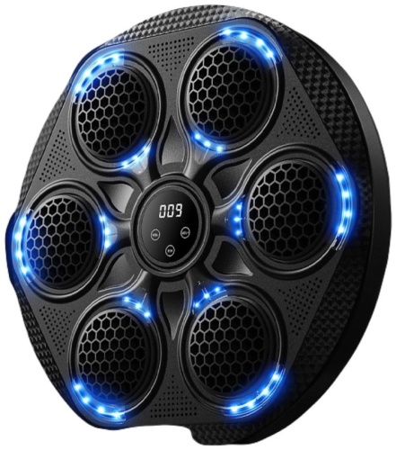 Тренажер настенный для бокса музыкальный с подсветкой электронная мишень для отработки ударов OSPORT (MS 4447) фото 3