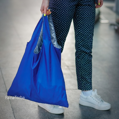 Эко сумка (экосумка шоппер, пляжная) для покупок, продуктов Faina Torba тканевая (ft-0001) фото 14
