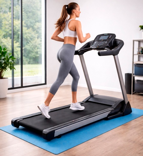 Коврик под тренажер защитный (степпер, велотренажер, орбитрек, беговая дорожка) 180х60см EVA OSPORT (OF-0295) фото 2