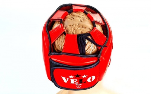 Шлем боксерский (профессиональный) кожа AIBO VELO VL-3081 фото 5