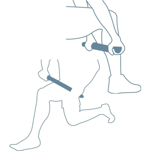 Массажный ролик, валик для массажа спины (ручной массажер с двумя ручками для шеи, ног) 51х5см OSPORT (MS 3404) фото 5 Массажный ролик, валик для массажа спины (ручной массажер с двумя ручками для шеи, ног) 51х5см OSPORT (MS 3404) фото 5