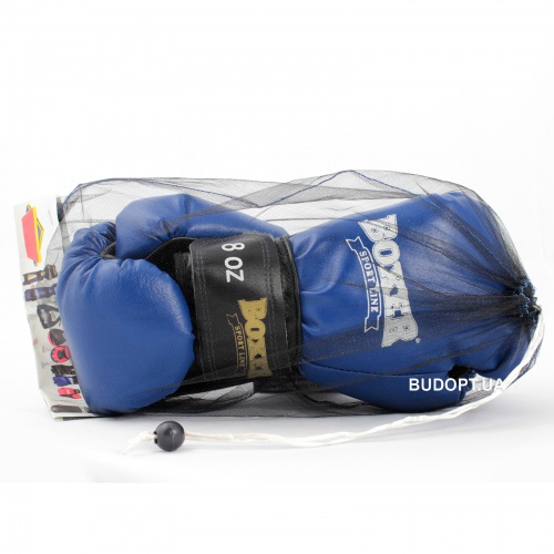 Детские боксерские перчатки кожаные Boxer 8 унций (bx-0029) фото 2