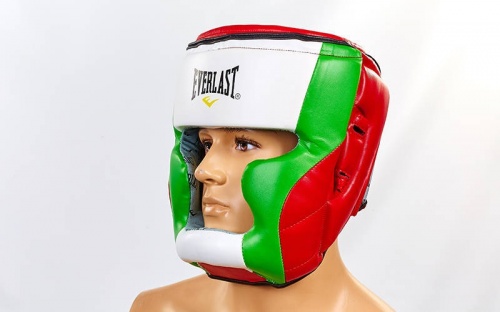 Шлем боксерский (с полной защитой) PU ELAST МА-010 фото 4