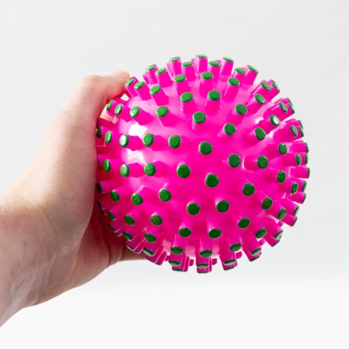 Мяч массажный надувной детский (массажер для ног и рук) OSPORT 15см (MS 4525) фото 11