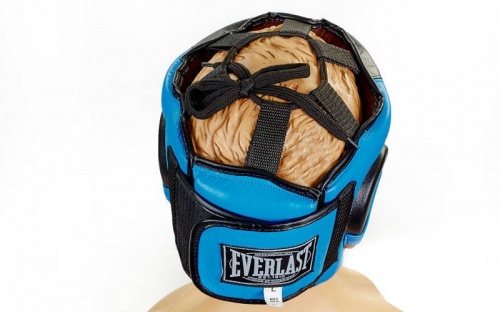 Шлем боксерский (в мексиканском стиле) кожа ELAST BO-5241 фото 4