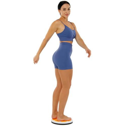 Диск здоровья Грация массажный с эспандерами (тренажер для талии, позвоночника, пресса) OSPORT (MS 4804-2) фото 13