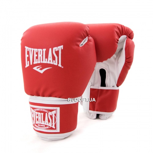 Боксерские перчатки для бокса Everlast LV-5378 (8, 10, 12 унций) Кожвинил фото 2