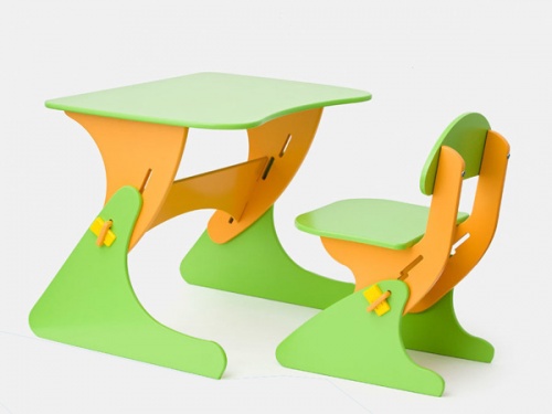 Набор детской мебели (1 стол, 1 стул) с регулировкой высоты SportBaby (KinderSt-1) фото 4
