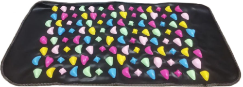 Массажный ортопедический коврик дорожка для ног детей с цветными камнями 70см OSPORT (MS 1953-2) фото 2