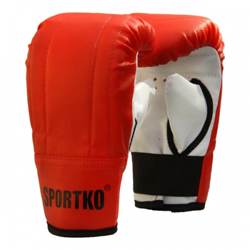 Перчатки боксерские снарядные из кожвинила Sportko (ПД3)