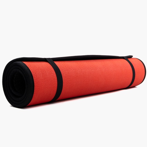 Коврик для йоги и фитнеса EVA двухслойный (йога мат, каремат спортивный) OSPORT Yoga Pro+ Mini 8мм (OF-0308) фото 4