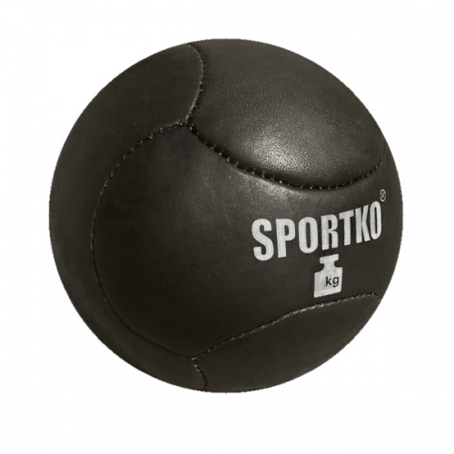 Мяч Медбол из кожи Sportko 1 - 2 кг (МячКож1-2)