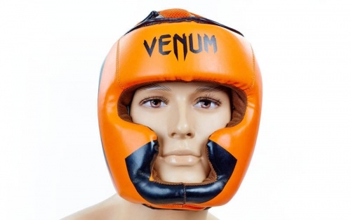 Шлем боксерский с полной защитой FLEX VENUM BO-5339 фото 9