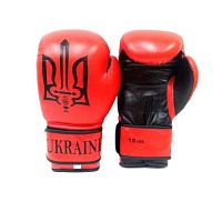 Перчатки боксерские Tryzub Ukraine Red