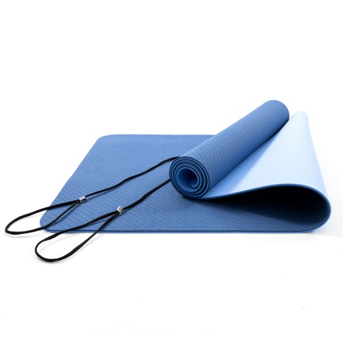 Коврик для йоги и фитнеса TPE (йога мат, каремат спортивный) OSPORT Yoga ECO Pro 6мм (FI-0076) фото 4