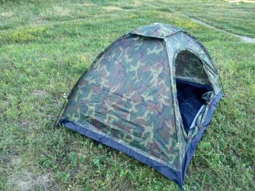 Палатка туристическая армейская четырехместная цвета хаки Stenson (R17759) фото 2