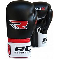Боксерские перчатки RDX Rex Leather Black