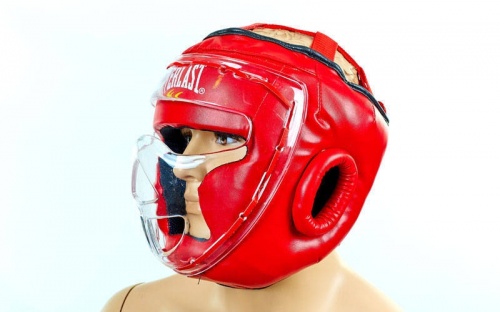 Шлем для единоборств (с прозрачной маской) FLEX ELAST BO-5209 фото 2