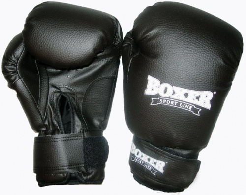 Перчатки боксерские из кожвинила Boxer Элит 8 унций (bx-0039) фото 2